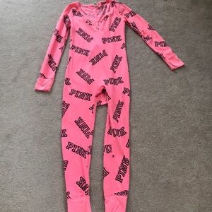 Onesie pajamas pink